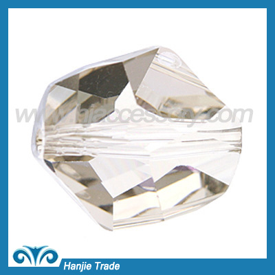 Bulk Crystal Faceted Helix Bead 5020