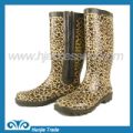 Leopard Rubber Wellies Designer Womens Rain Boots