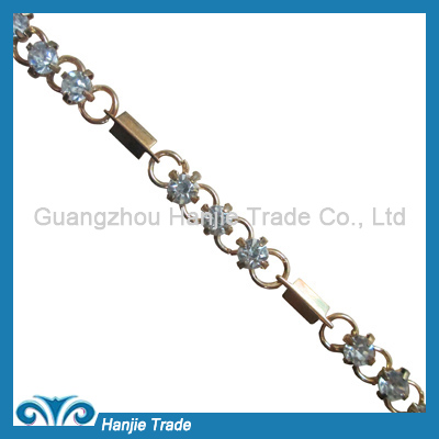 fashion different style of rhinestone chain for clothing